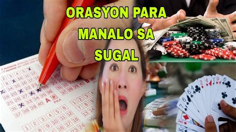 orasyon para manalo sa sugal